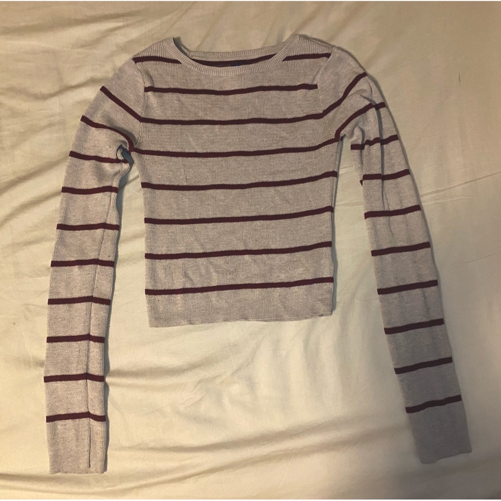 PRINCE & FOX VINTAGE STRIPED SWEATER Y2K AESTHETIC-SMALL
